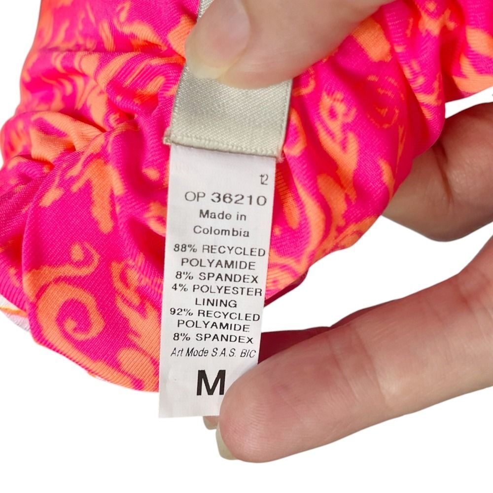 Maaji NWT Bellini Key Strapless Bandeau Bikini Top Women's Medium Reversible - Picture 6 of 8
